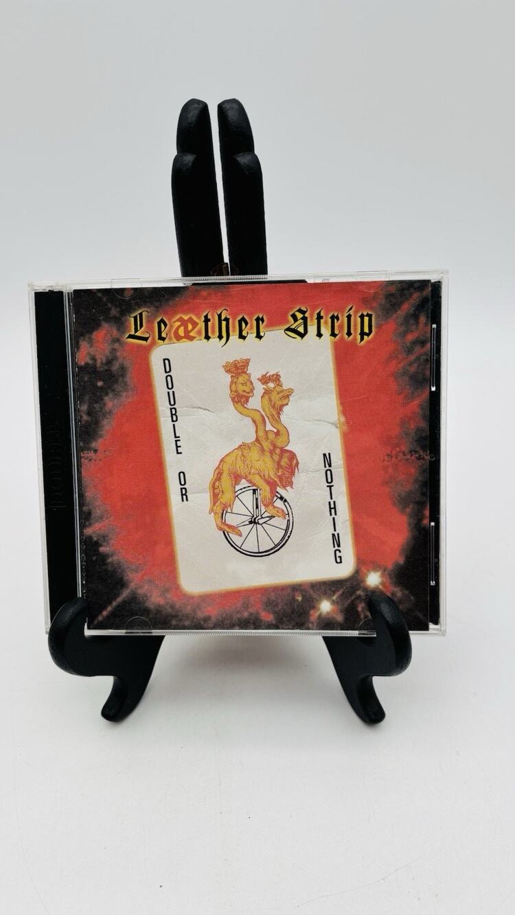 Double or Nothing by Leæther Strip (CD, Mar-1995, 2 Discs, Cleopatra) Tested VG